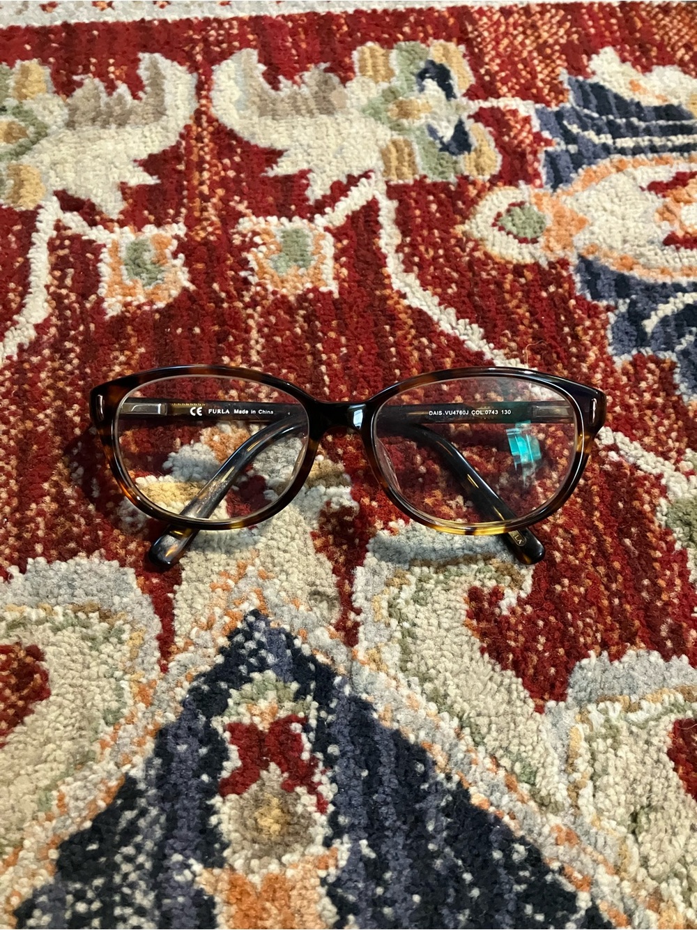 Furla Eyeglasses Prescription Tortoise Frames